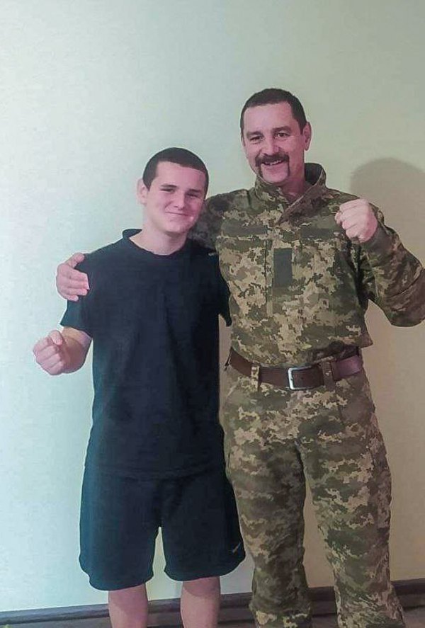 Володимир Гаврилюк з сином
