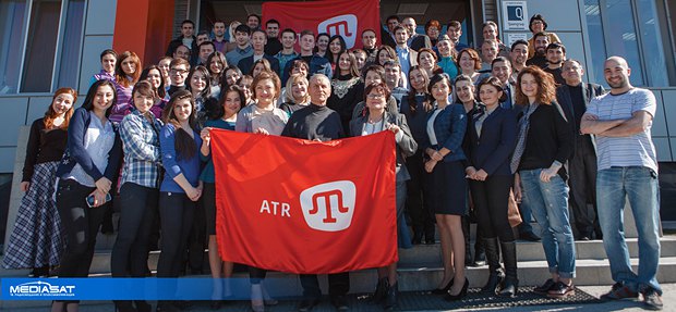 Сотрудники телеканала АТР в августе 2014 года в Симферополе
