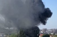 У Сімферополі виникла пожежа у військовій частині росіян