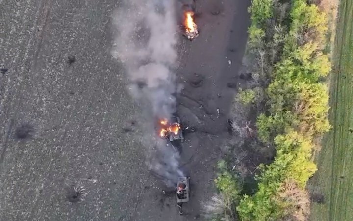 Два вражеских танка и БМП вместе с экипажами уничтожили украинские десантники