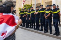 У Тбілісі відбувся мітинг під гаслом "Війну розпочала Росія"