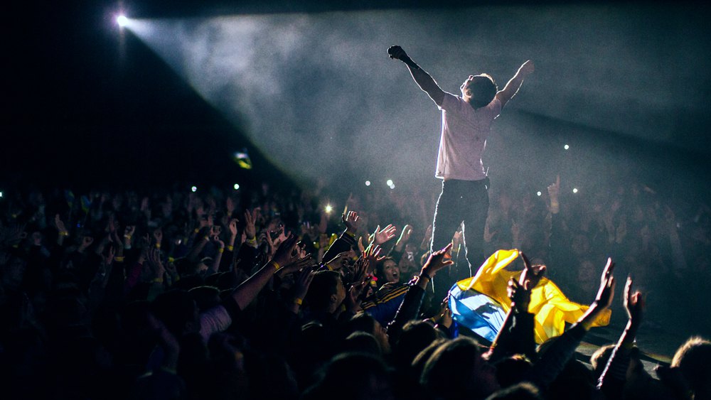 Кадр з фільму «Океан Ельзи: Спостереження Шторму» 