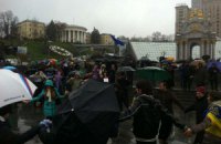 Перед активистами Майдана выступил Кличко