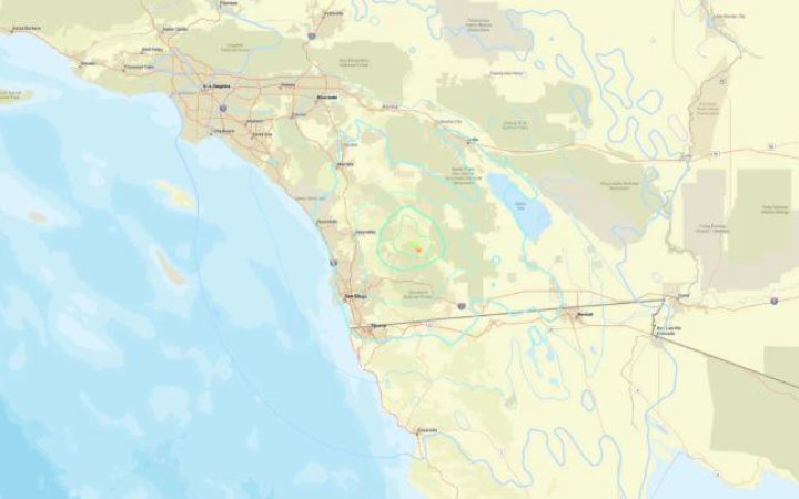 У Каліфорнії стався землетрус магнітудою 5,2