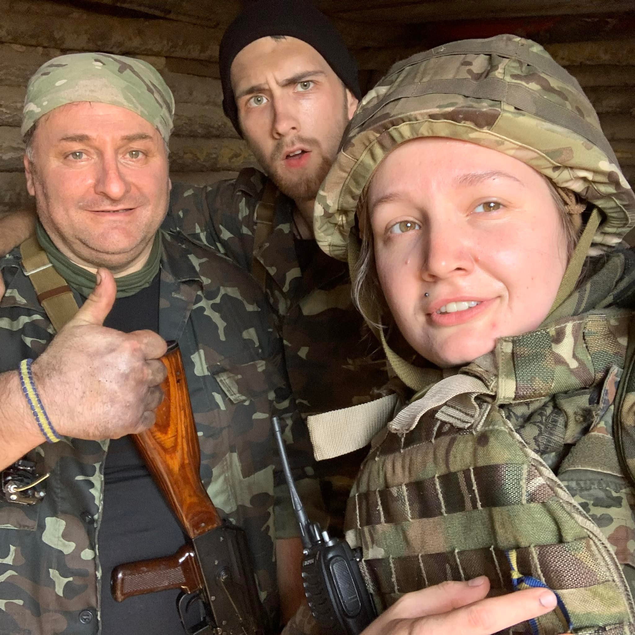 Катерина Приймак з побратимами