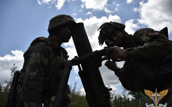 Українські десантники оприлюднили відео знищення ворожого підрозділу