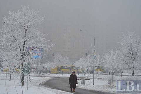 Завтра в Києві до -1 градуса