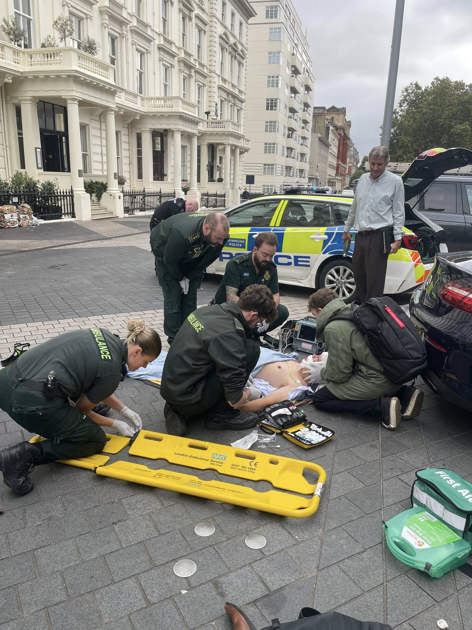 Медики Третього армійського корпусу врятували постраждалого в аварії у Великобританії