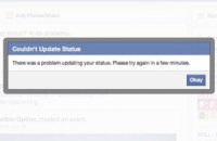 Facebook отказывается публиковать посты