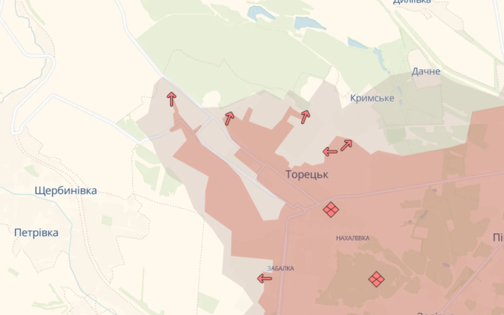 На Торецькому напрямку росіяни штурмують з флангів, — Сили оборони