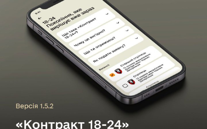 Пілотний проєкт "Контракт 18-24" розширили на Нацгварію та Держприкордонслужбу