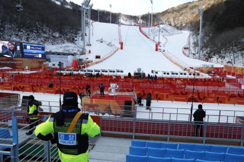 Гірськолижні змагання на Олімпіаді скасували через сильний вітер