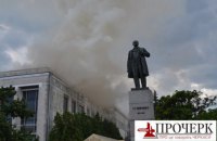 В Черкассах сгорел областной драмтеатр (обновлено)