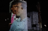 Чотирьох людей арештували за проєктування фото Трампа і Епштейна на замок Віндзор