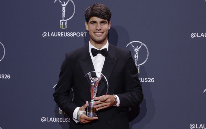 Карлос Алькарас став найкращим спортсменом 2025 року за версією Laureus