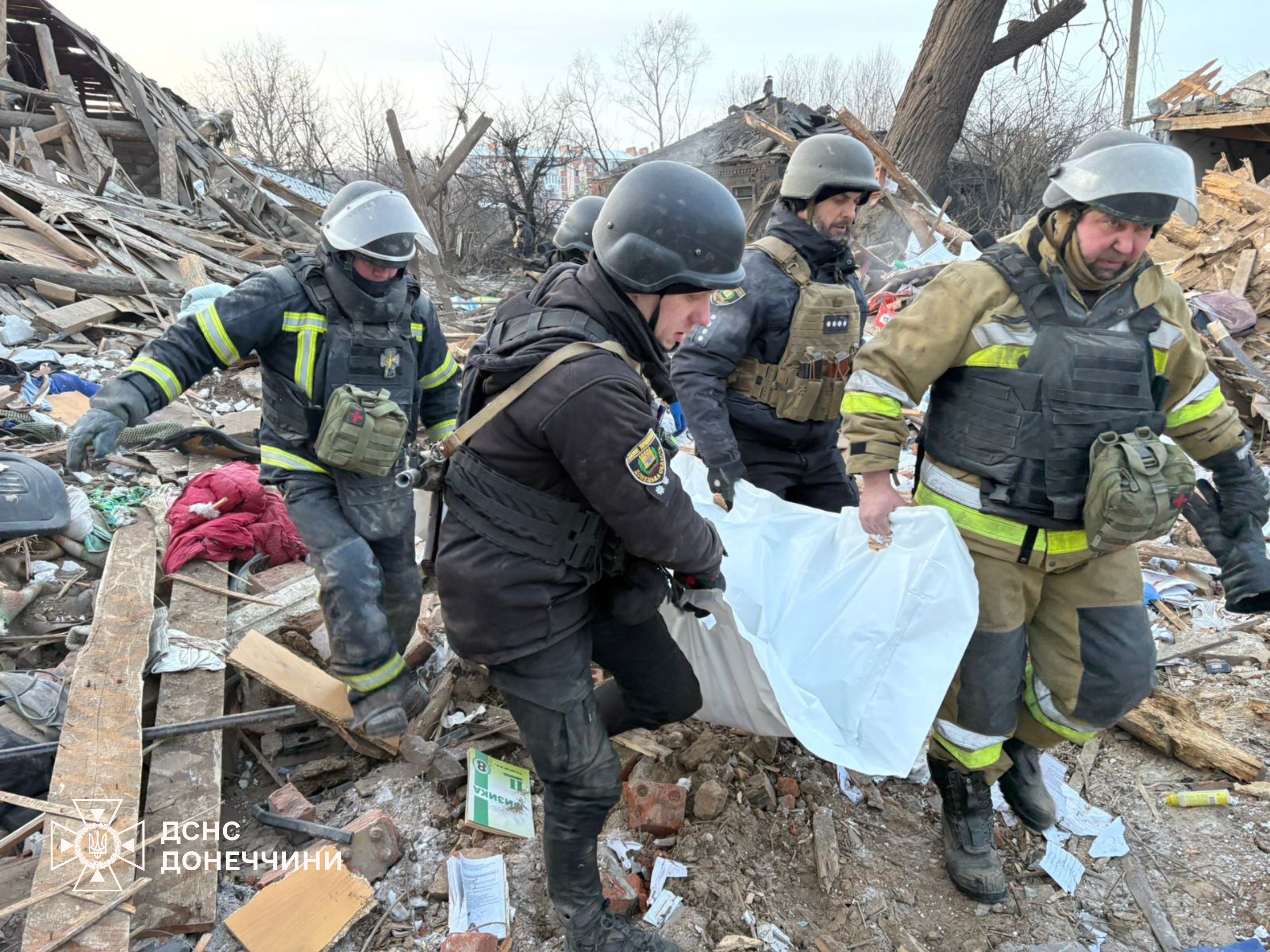 На місці обстрілу у Слов'янську