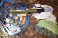 "Харківський партизан" добровільно здався СБУ і показав схованку зі зброєю