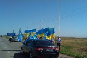 Крымские татары голосуют в Херсонской области