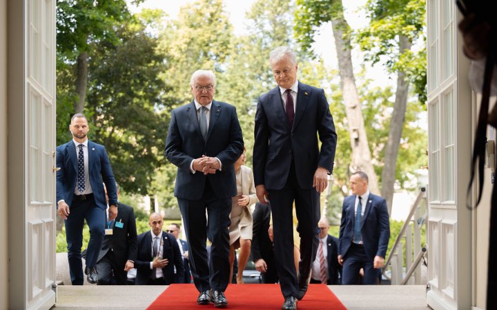 Президенти Литви та Німеччини обговорили підтримку України та тиск на Росію