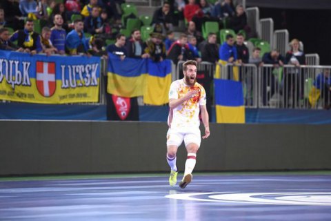 Сборная Украины по футзалу вылетела с Евро-2018, уступив Испании с минимальным счетом