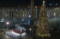 В Ватикане зажгли рождественскую елку и покажут украинский вертеп