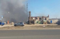 В окупованому Маріуполі на Донеччині партизани підпалили базу росіян