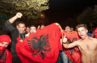 Албанских футболистов на родине встречали как героев