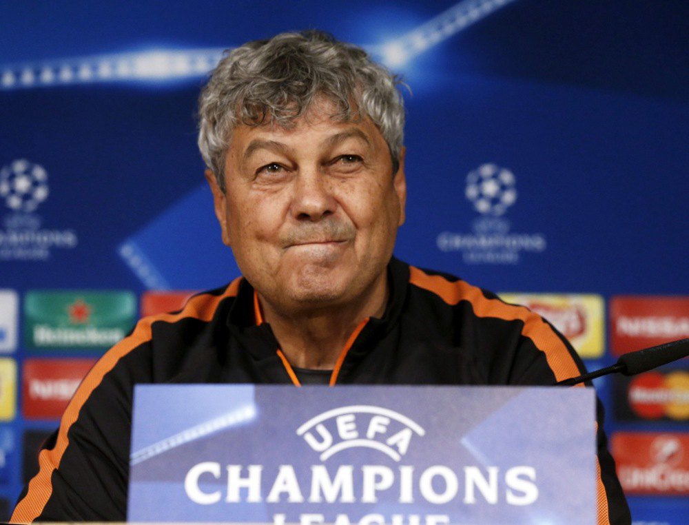 Мірча Луческу під час тренерської роботи в «Шахтарі»