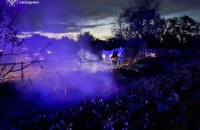 На Київщині рятувальники ліквідували пожежу, яка виникла унаслідок російських БпЛА