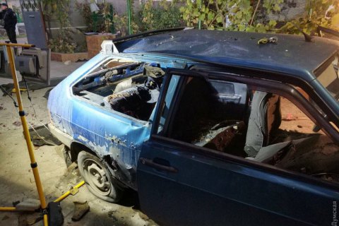Под Одессой взорвали автомобиль местной чиновницы