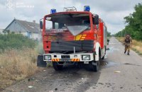 Росіяни обстріляли автомобіль рятувальників на Запоріжжі