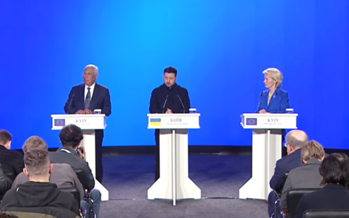 Зеленський обговорив із президентами Євроради і Єврокомісії розблокування 90 млрд євро допомоги