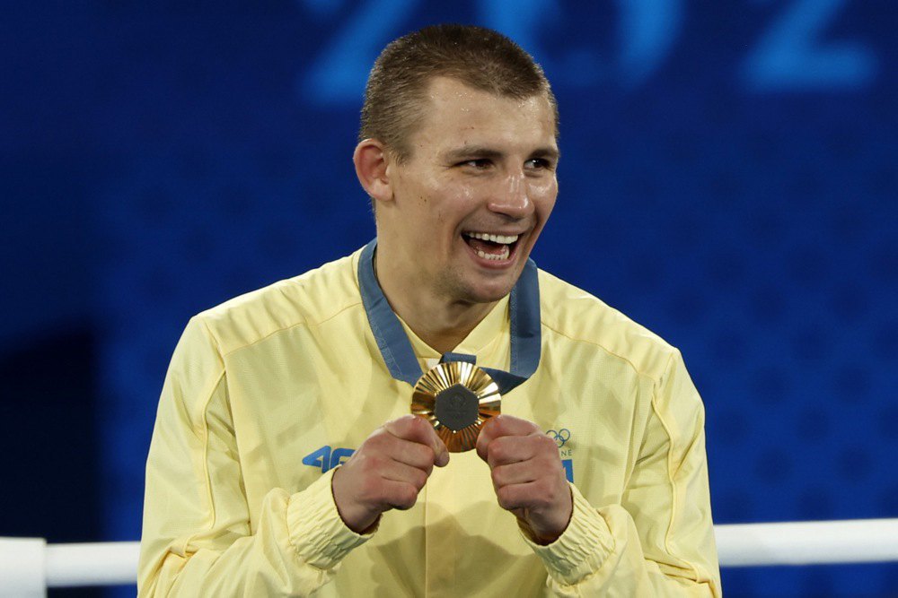 Олександр Хижняк із золотою медаллю Олімпіади-2024