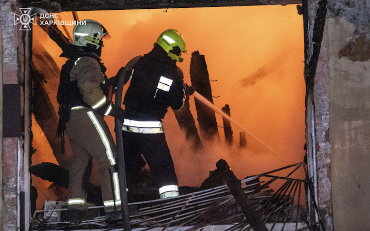 У Харкові "шахед" влучив у подвір'я школи та дитячого садка, пошкоджені будинки. Поранені 16 людей (оновлено)