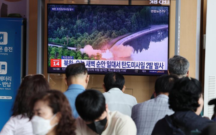 КНДР випробувала балістичну ракету одразу після військових навчань південнокорейців та американців