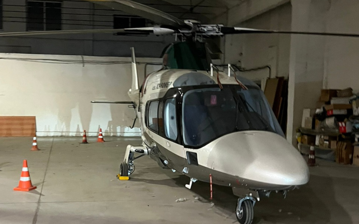 Раніше арештований гелікоптер олігарха-втікача Жеваго передали на потреби ЗСУ