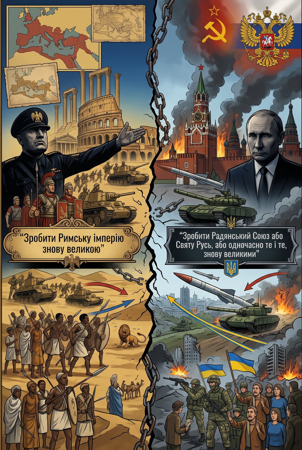 Колоніальні війни Муссоліні і Путіна