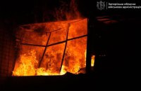 Кількість поранених під час атаки на Запоріжжя зросла до 19. В місті горіли майже 3000 кв.м (доповнено)