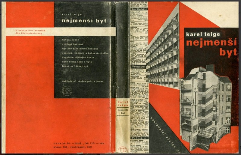 Мінімальне житло. Перше видання. Карел Тайге (1932)