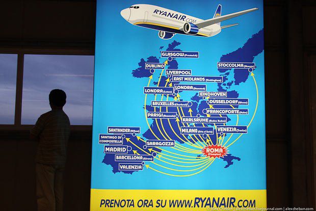 Куда летает Ryanair