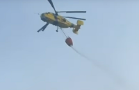 Авіація ГУР допомагала гасити масштабну пожежу в Києві після російської атаки