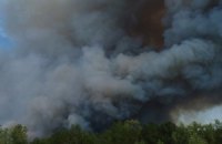 Азаров: пожежу в Херсонській області локалізовано