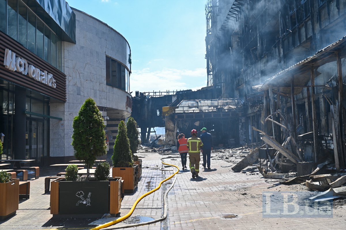 Наслідки удару по Києву в Шевченківському районі, 24 травня