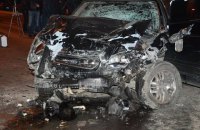 У Дніпропетровську машина впала у Дніпро після ДТП