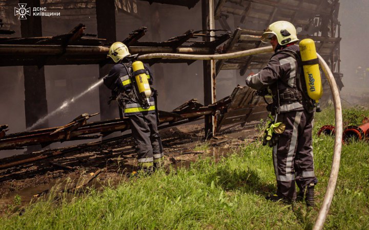 На території Білоцерківської ТЕЦ сталася масштабна пожежа, 2 людини загинули