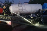 В Киевской области произошла авария на автозаправке, погиб человек