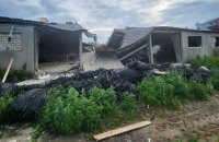 На Чернігівщині від російського обстрілу згоріло сховище картоплі, збитки перевищують 50 млн грн