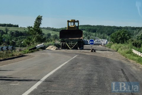 В Донецкой области восстановили мост через реку Кальмиус