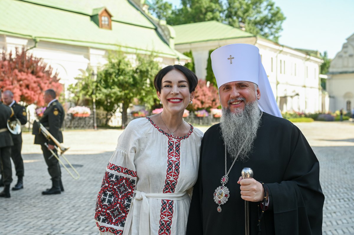 Предстоятель ПЦУ митрополит Епіфаній і Соня Кошкіна
