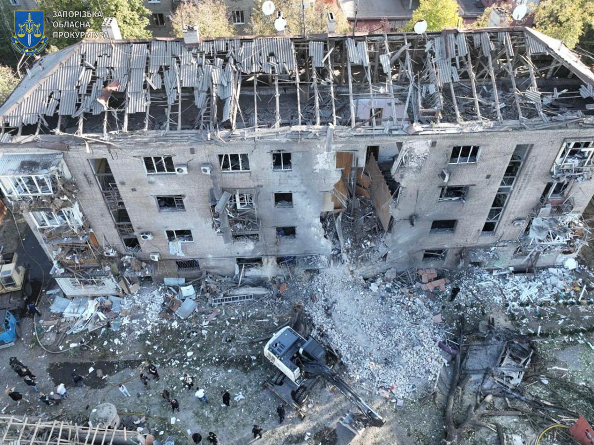 Наслідки російських авіаударів по Запоріжжю 29 вересня 2024 року